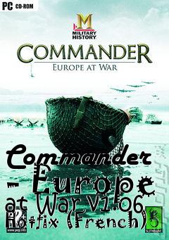 Box art for Commander - Europe at War v1.06 Hotfix (French)