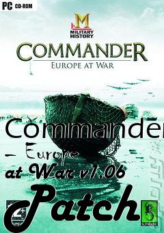 Box art for Commander – Europe at War v1.06 Patch