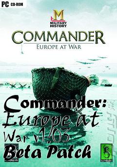 Box art for Commander: Europe at War v1.03 Beta Patch
