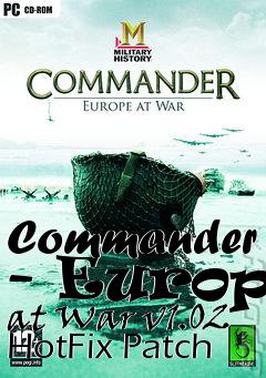 Box art for Commander - Europe at War v1.02 HotFix Patch