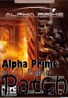 Box art for Alpha Prime v1.01 Polish Patch