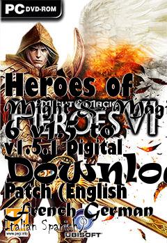 Box art for Heroes of Might & Magic 6 v1.5 to v1.5.1 Digital Download Patch (English French German Italian Spanish)
