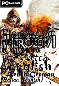 Box art for Heroes of Might & Magic 6 v1.21 to v1.3 Patch (English French German Italian Spanish)