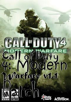 Box art for Call of Duty 4: Modern Warfare v1.1 Patch
