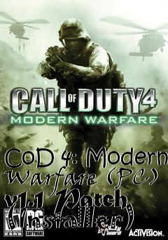 Box art for CoD 4: Modern Warfare (PC) v1.1 Patch (Installer)