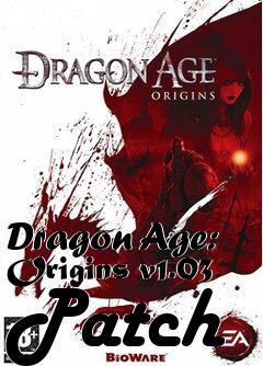 Box art for Dragon Age: Origins v1.03 Patch