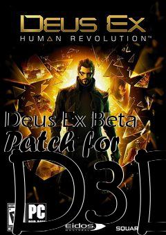 Box art for Deus Ex Beta Patch for D3D