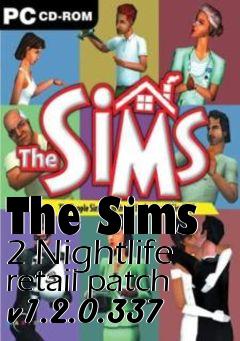 Box art for The Sims 2 Nightlife retail patch v1.2.0.337