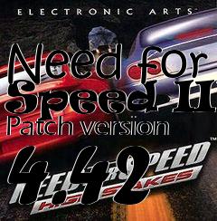 Box art for Need for Speed III Patch version 4.42