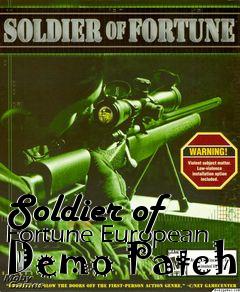 Box art for Soldier of Fortune European Demo Patch
