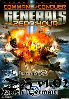Box art for C&C Generals ZH v1.02 Patch [German]