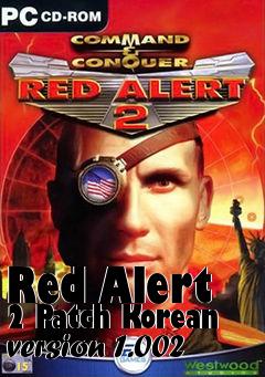 Box art for Red Alert 2 Patch Korean version 1.002