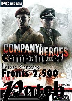 Box art for Company of Heroes Opposing Fronts 2.500 Patch