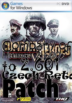 Box art for Company of Heroes 2.600 to 2.601 Czech Retail Patch