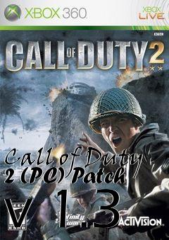 Box art for Call of Duty 2 (PC) Patch v 1.3