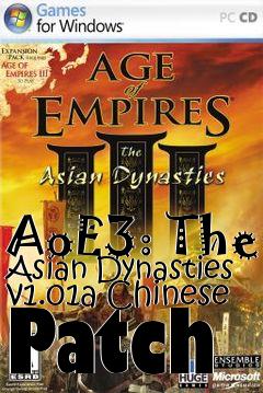 Box art for AoE3: The Asian Dynasties v1.01a Chinese Patch