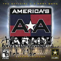 Box art for AA: Special Forces (Downrange) Patch Mac