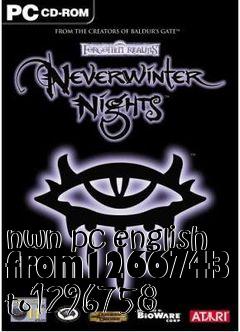 Box art for nwn pc english from1266743 to1296758