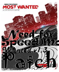 Box art for Need for Speed Most Wanted v1.3 Patch