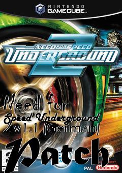 Box art for Need for Speed Underground 2 v1.1 (German) Patch