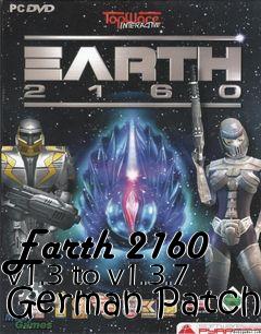 Box art for Earth 2160 v1.3 to v1.3.7 German Patch