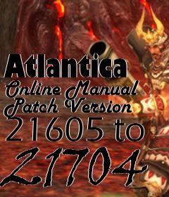 Box art for Atlantica Online Manual Patch Version 21605 to 21704