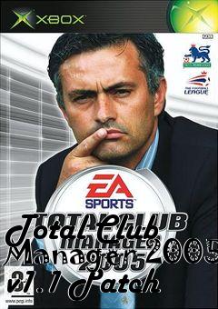 Box art for Total Club Manager 2005 v1.1 Patch
