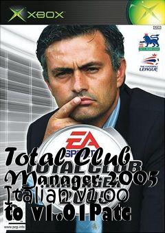 Box art for Total Club Manager 2005 Italian v1.00 to v1.01Patc