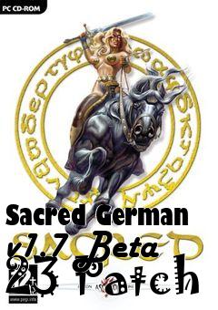 Box art for Sacred German v1.7 Beta 23 Patch