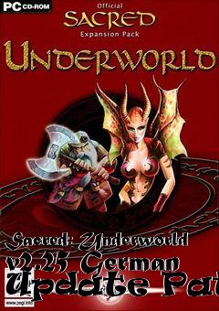 Box art for Sacred: Underworld v2.25 German Update Patch