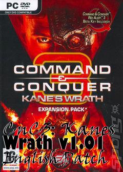 Box art for CnC3: Kanes Wrath v1.01 English Patch