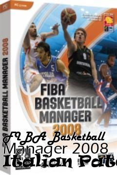 Box art for FIBA Basketball Manager 2008 Italian Patch