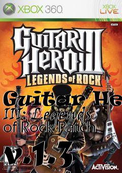 Box art for Guitar Hero III: Legends of Rock Patch v.1.3
