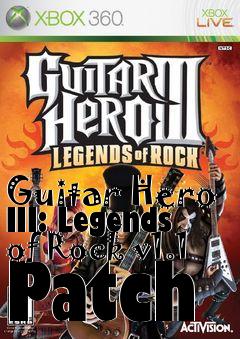 Box art for Guitar Hero III: Legends of Rock v1.1 Patch