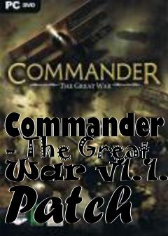 Box art for Commander - The Great War v1.1.4 Patch