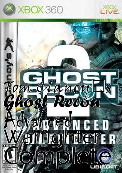 Box art for Tom Clancys Ghost Recon Advanced Warfighter