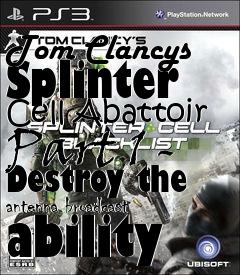 Box art for Tom Clancys Splinter Cell