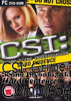Box art for CSI: Crime Scene Investigation: Hard Evidence