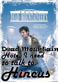 Box art for Dead Mountaineers Hotel