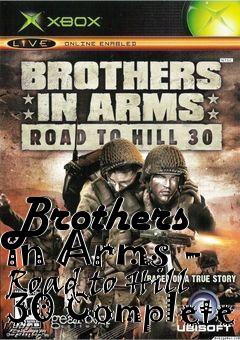 Box art for Brothers in Arms - Road to Hill 30