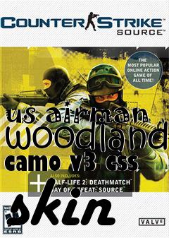 Box art for us airman woodland camo v3 css skin