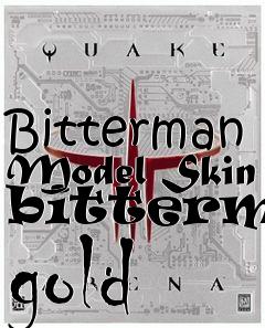 Box art for Bitterman Model Skin bitterman gold