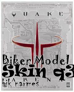 Box art for Biker Model Skin q3b bik narmes