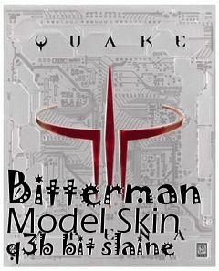 Box art for Bitterman Model Skin q3b bit slaine