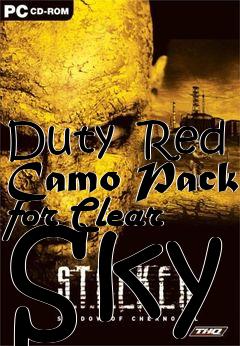 Box art for Duty  Red Camo Pack for Clear Sky