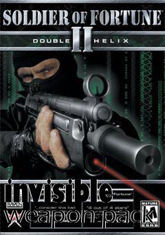 Box art for invisible weapon pack