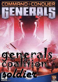 Box art for generals coalition soldier