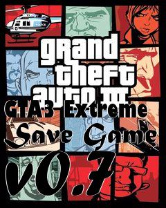 Box art for GTA3 Extreme Save Game v0.7