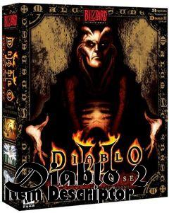 Box art for Diablo 2 Item Descriptor