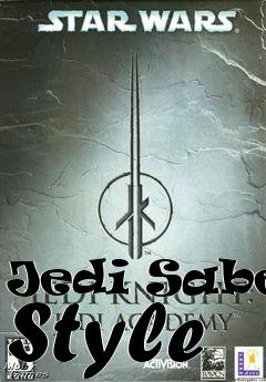 Box art for Jedi Saber Style